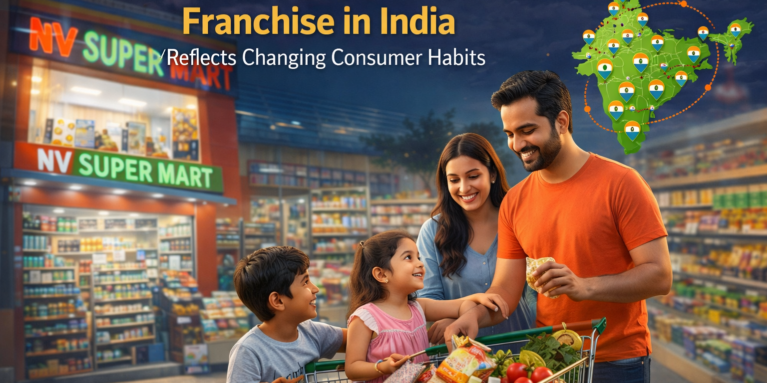 supermarket franchise in india